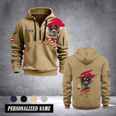 Austria 2 customize Hoodie Half Zipper 0909