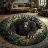 Sasquatch Surprise Quilted Round Mat 0510