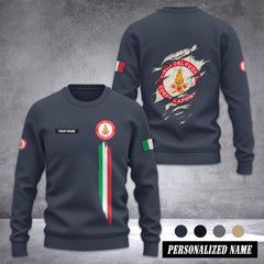 Firefighter Italy Ugly Sweater Customize 3d printed 2