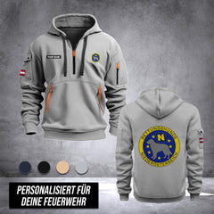 Rettungshunde Lower Austria customize Hoodie Half Zipper DPE