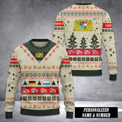 Firefighter Bavaria Ugly Sweater Christmas Customize 3d printed