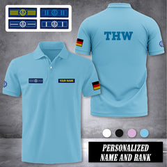 THW Germany customize ranking polo back