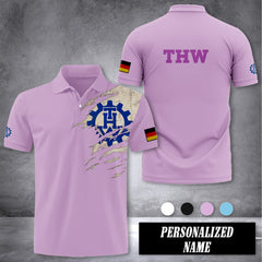 THW Germany customize polo back