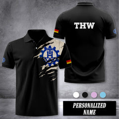 THW Germany customize polo back