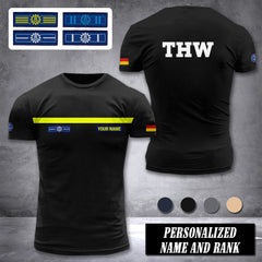 THW Germany customize t shirt 3d 0909