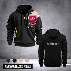 Malteser customize Hoodie Half Zipper 0909