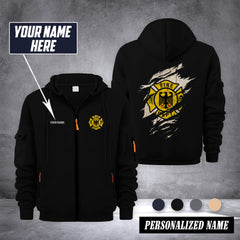 Firefighter Germany customize Zipper cardigan jacket