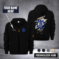THW Germany customize Zipper cardigan jacket