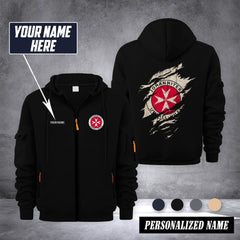 Johanniter Germany customize Zipper cardigan jacket