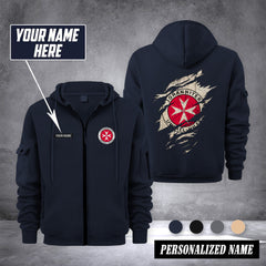 Johanniter Germany customize Zipper cardigan jacket