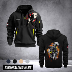 Firefighter Austria customize Hoodie Half Zipper NLG