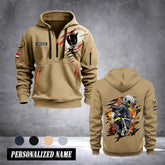 Firefighter Austria customize Hoodie Half Zipper NLG
