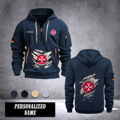 Johanniter Germany customize Hoodie Half Zipper NLG