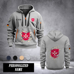Malteser Germany customize Hoodie Half Zipper NLG