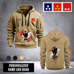 Firefighter Austria customize Ranking Hoodie Half Zipper NLG
