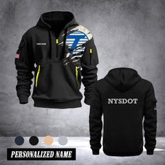 NYSDOT customize Hoodie Half Zipper 0909