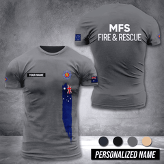 South Australian Metropolitan Fire Service customize T-shirt 3d DAH