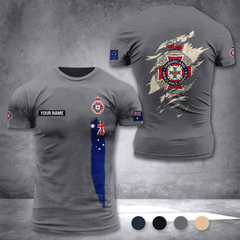Queensland Ambulance Service customize T-shirt back