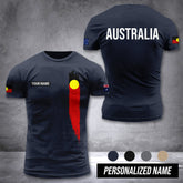 Aboriginal Australians customize T-shirt back