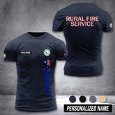 Queensland Rural Fire Service customize T-shirt rack
