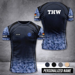 THW Germany customize T-shirt digital camo