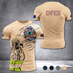 Department of Fire and Emergency Services Australia customize T-shirt 103