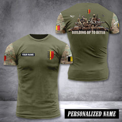 Belgium Army customize T-shirt 3d 245