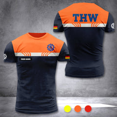 THW Germany customize T-shirt back 145
