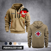 Rotes Kreuz lower saxony customize Hoodie Half Zipper NLG