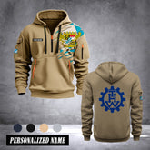 THW Bayern / Bavaria customize Hoodie Half Zipper NLG
