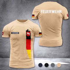 Firefighter Lower Saxony Germany customize T-shirt 2452