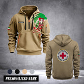 Rotes Kreuz North Rhine-Westphalia customize Hoodie Half Zipper NLG