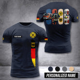 Firefighter Germany customize T-shirt 433