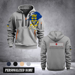 Rotes Kreuz Lower Austria customize Hoodie Half Zipper NLG