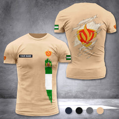 Firefighter Rotterdam Netherlands customize T-shirt back