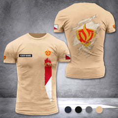 Firefighter Utrecht Netherlands customize T-shirt back