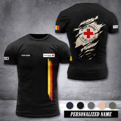 Croix-Rouge de Belgique Belgium customize T-shirt back