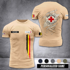 Croix-Rouge de Belgique Belgium customize T-shirt back