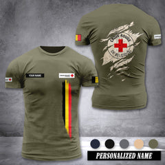 Croix-Rouge de Belgique Belgium customize T-shirt back