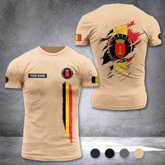 Police de Liège Belgium customize T-shirt back