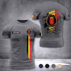 Police de Liège Belgium customize T-shirt back
