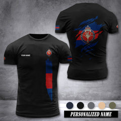 Welsh Guards customize T-shirt back