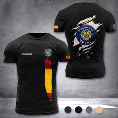 Policia València customize T-shirt zak