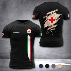 Croce Rossa Italy customize T-shirt zak