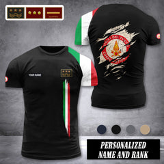 Firefighter Italy customize ranking T-shirt 442