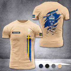 Försvarsmakten Sweden customize T-shirt 355