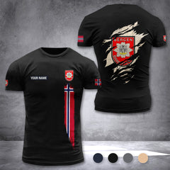 Bergen brannvesen Norway customize T-shirt 355