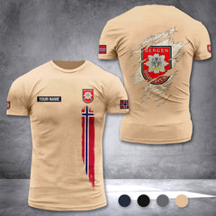 Bergen brannvesen Norway customize T-shirt 355