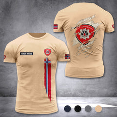 Oslo brann Norway customize T-shirt 355