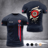 Oslo brann Norway customize T-shirt 355